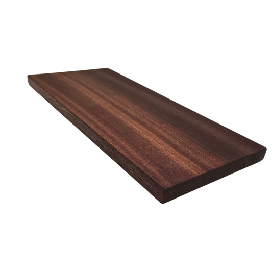 Premium Solid Mahogany Small Charcuterie/ Cutting Board  - 12.0 x 5.0 x 0.6 in