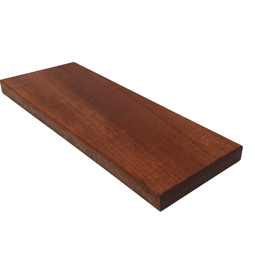 Premium Solid Mahogany Small Charcuterie/ Cutting Board - 10.25 x 4.0 x 0.6 in