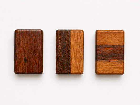 Heirloom Wooden 1-2-3 Math & Counting Blocks | Solid African Mahogany