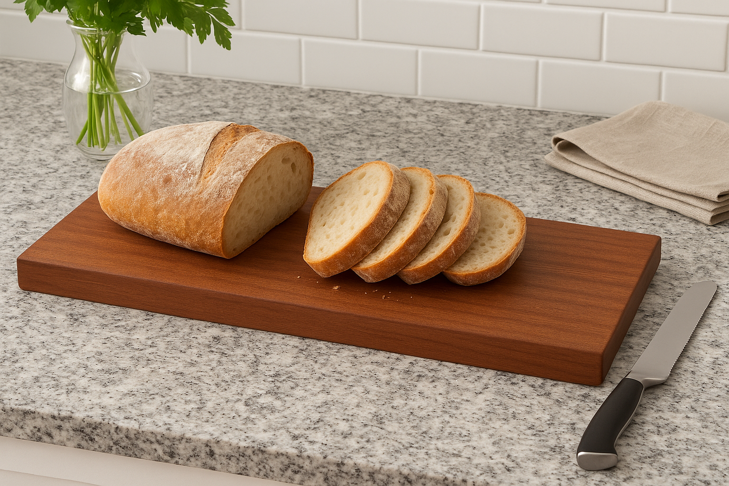 Solid African Mahogany Breadboards by Marine Mahogany (6x...