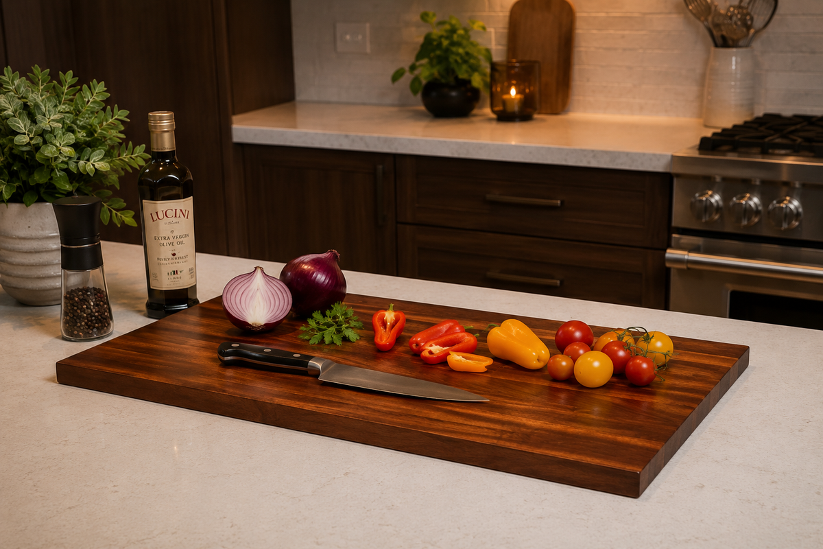 Extra Large Solid Mahogany Cutting Board